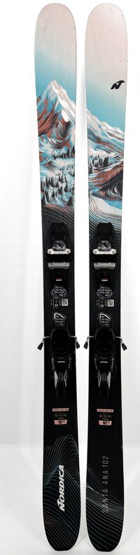 2026 Nordica Santa Ana 102 Skis Topsheets