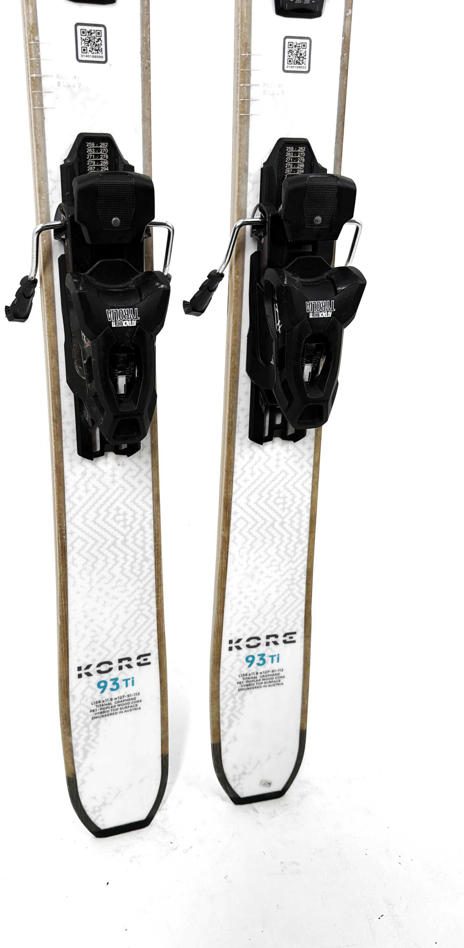 2026 Head Kore 93 Ti W Skis Tail