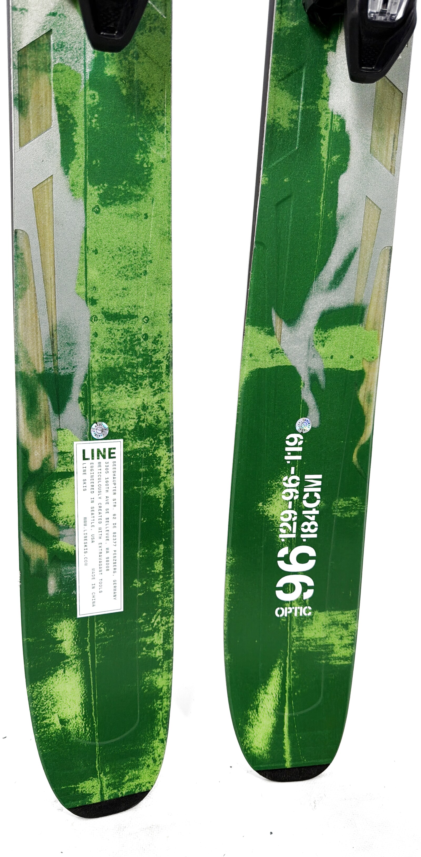 2027 Line Optic 96 Skis Tail