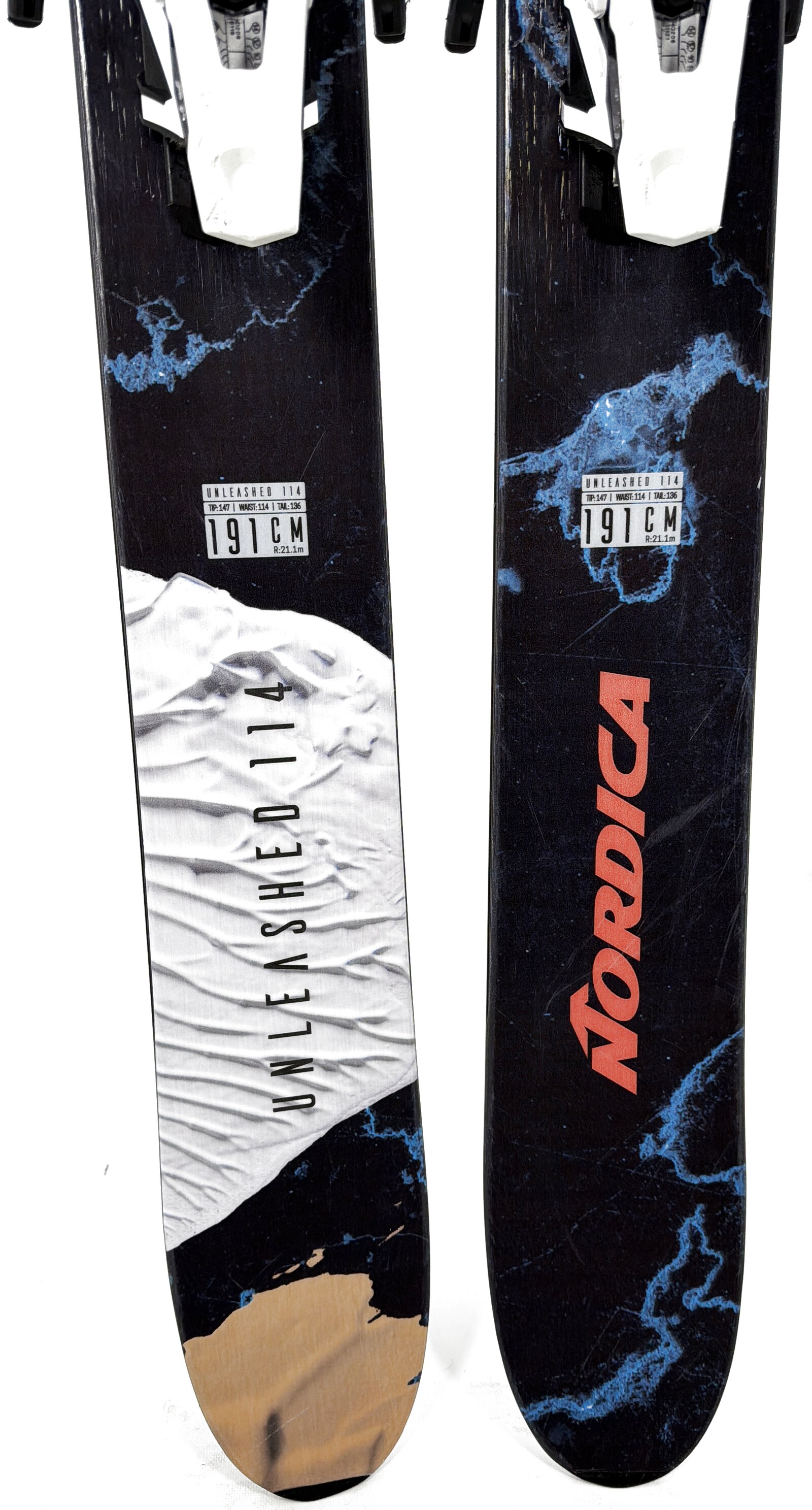 2025 Nordica Unleashed 114 Skis Tail