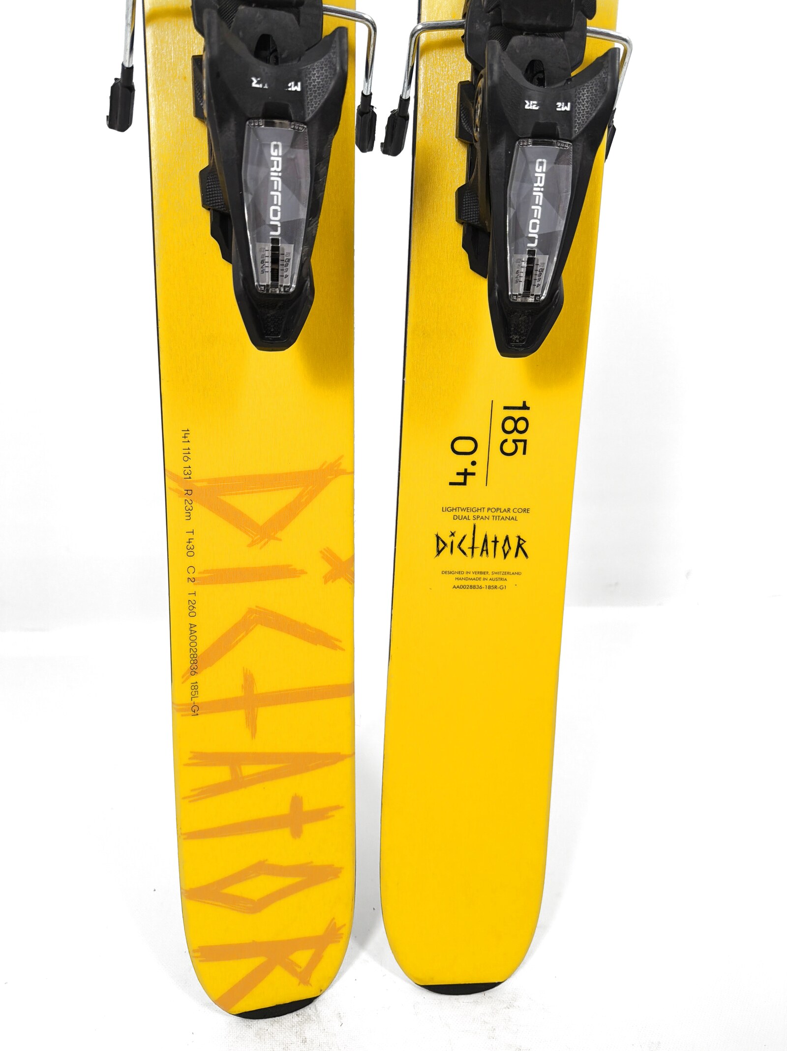 2022 Faction Dictator 4.0 Skis Tail