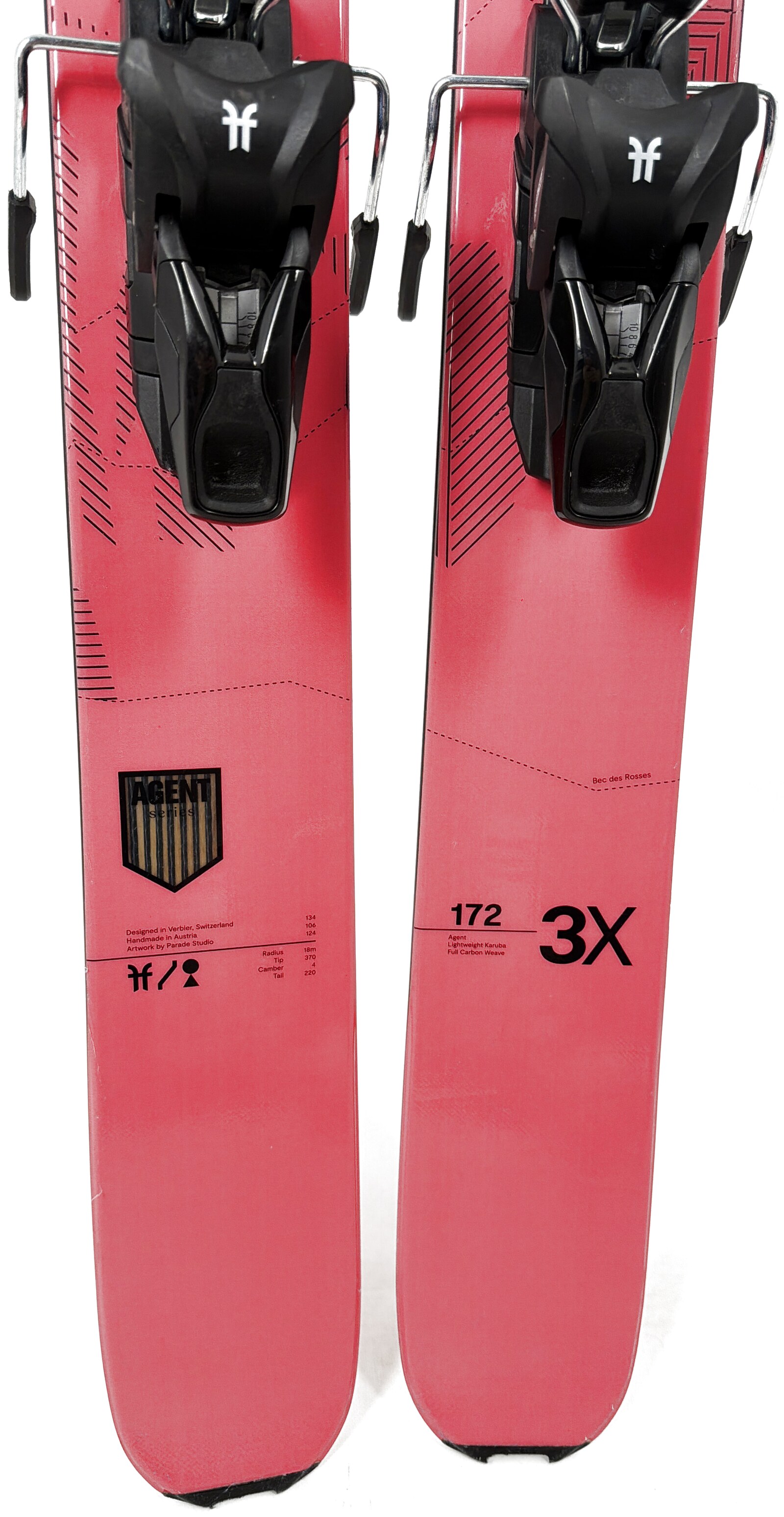 2025 Faction Agent 3X Skis Tail
