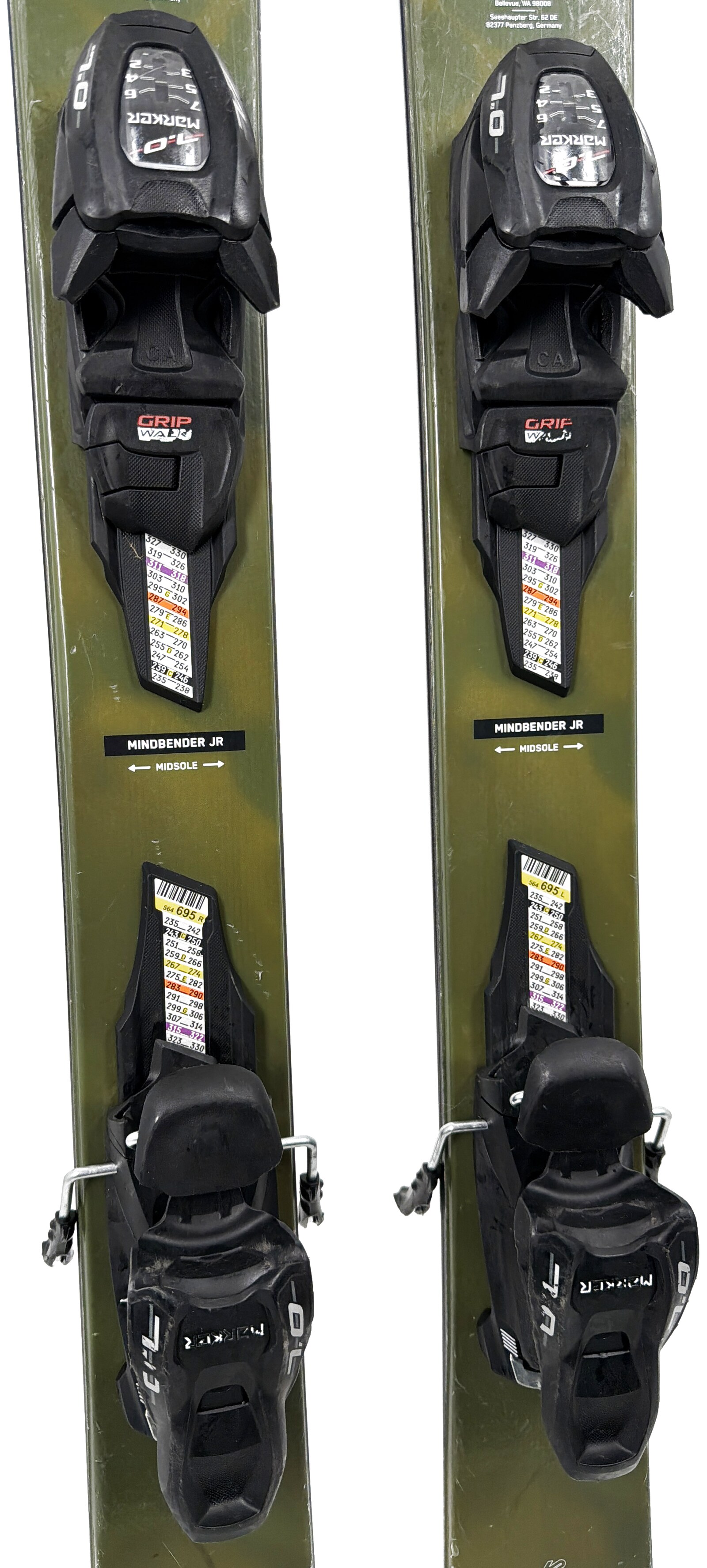 2026 K2 Mindbender JR Skis Mid