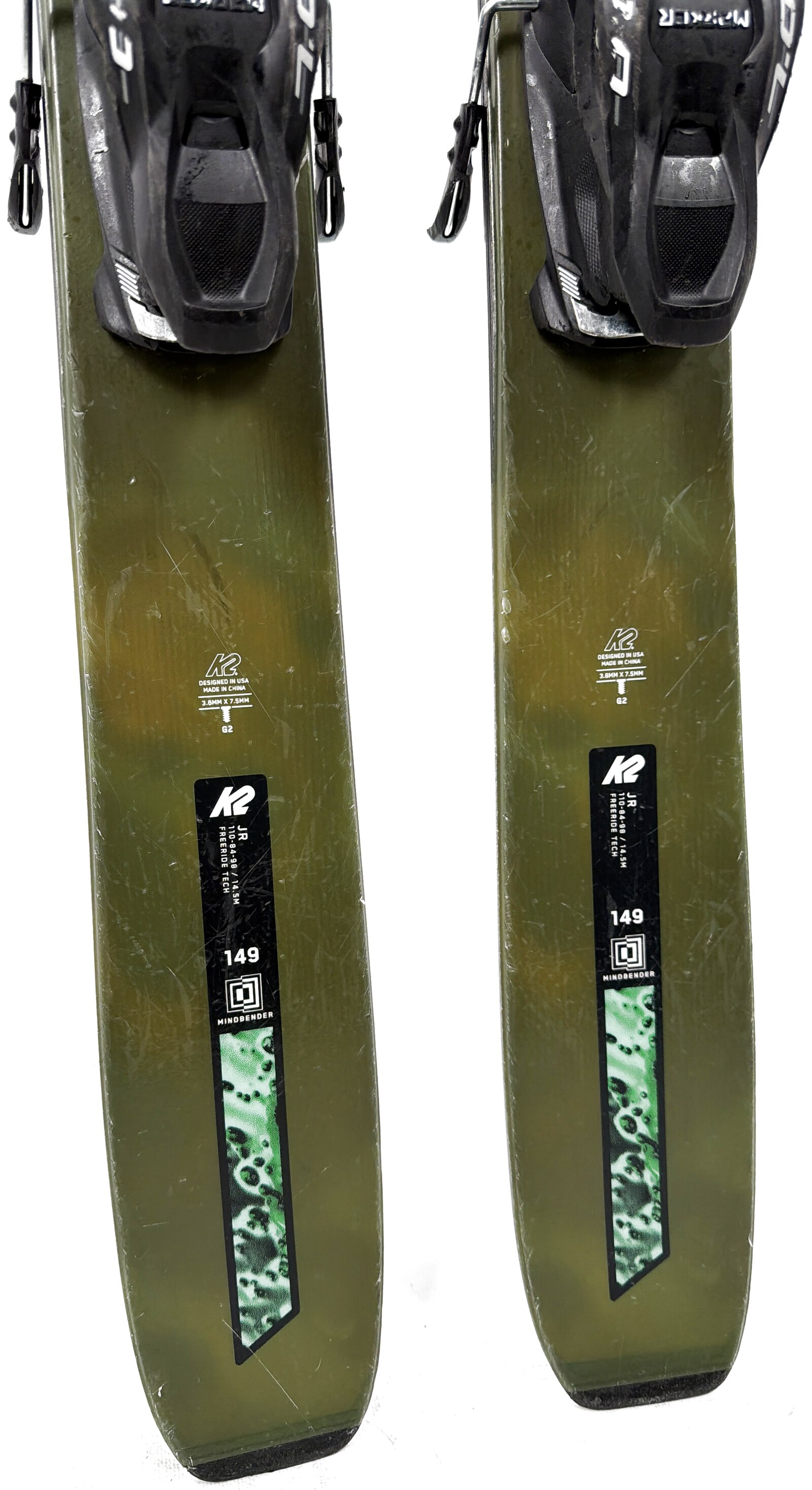 2026 K2 Mindbender JR Skis Tail