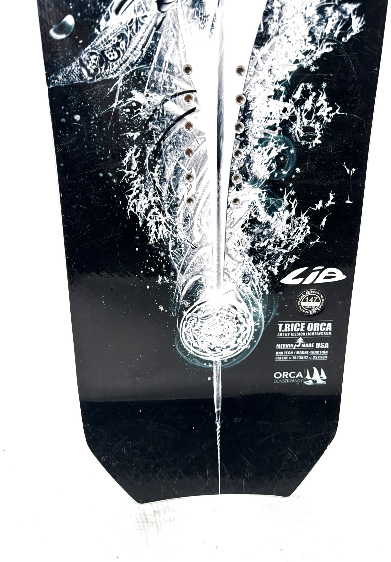 2025 Lib Tech T. Rice Orca Snowboard Tail