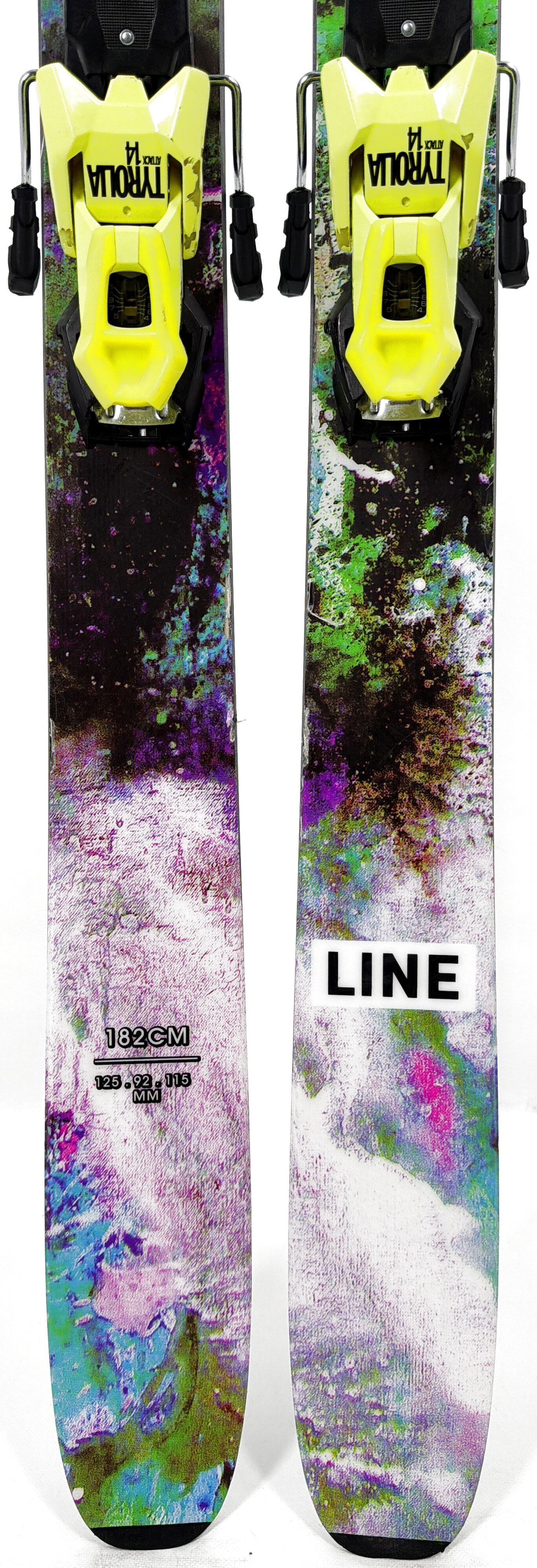2025 Line Pandora 92 Skis Tail