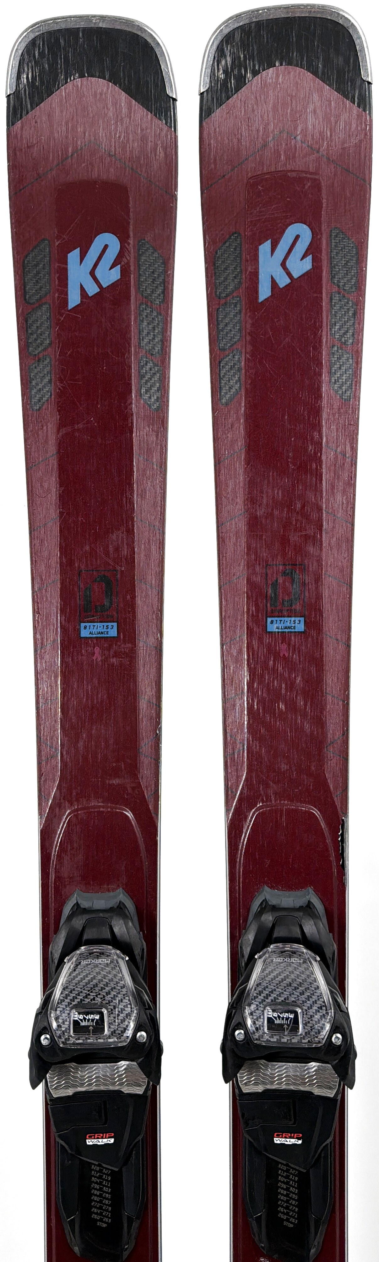 2022 K2 Disruption 81TI Alliance Skis Tip