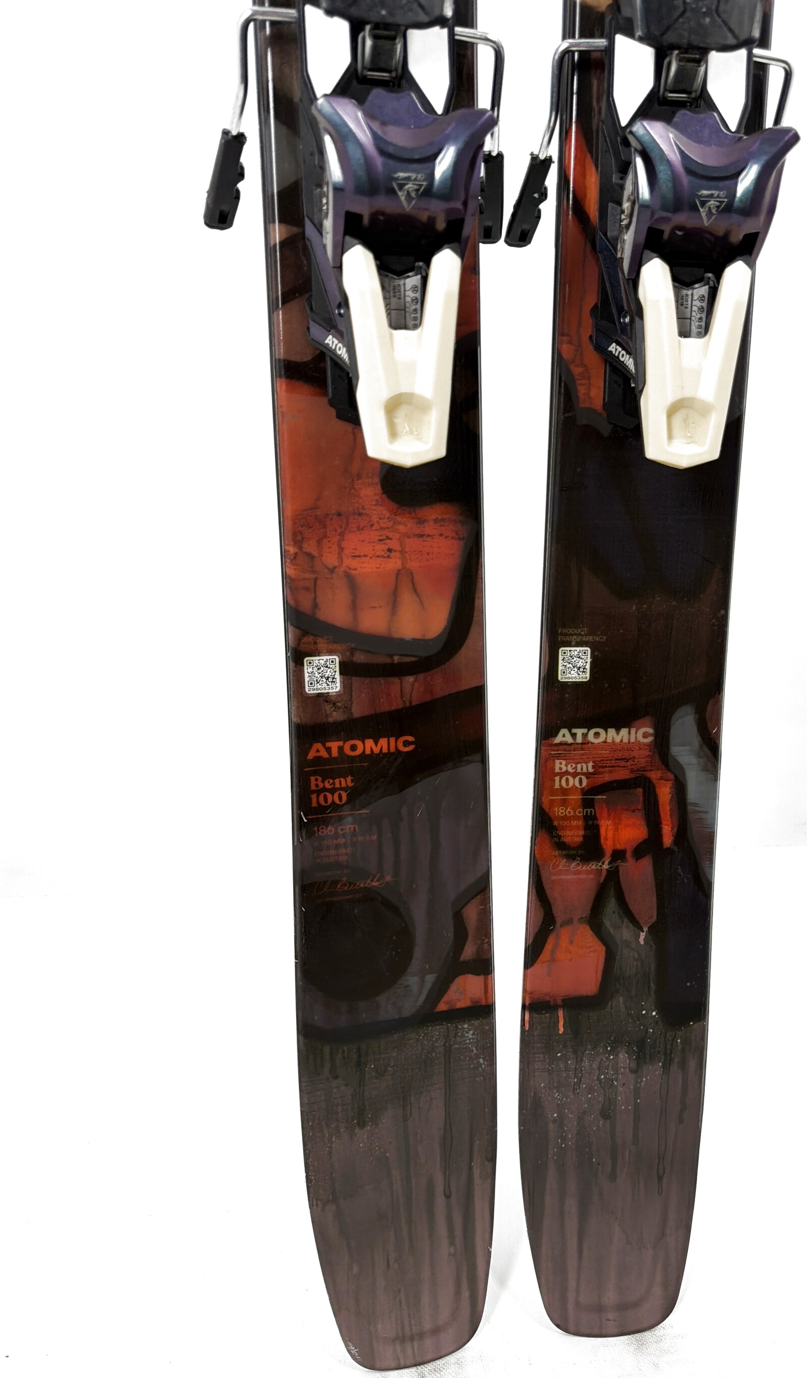 2026 Atomic Bent 100 Skis Tail