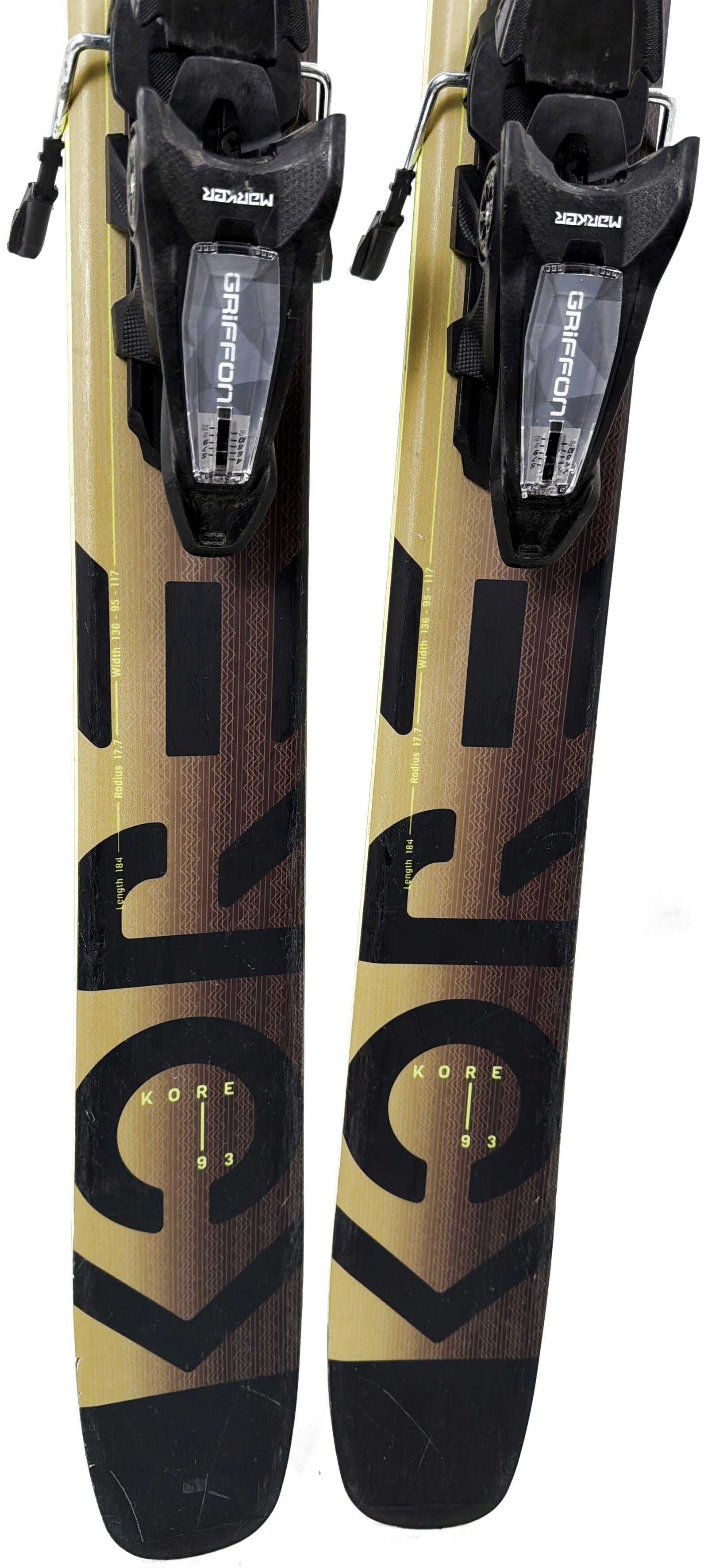 2023 Head Kore 93 Skis Tail