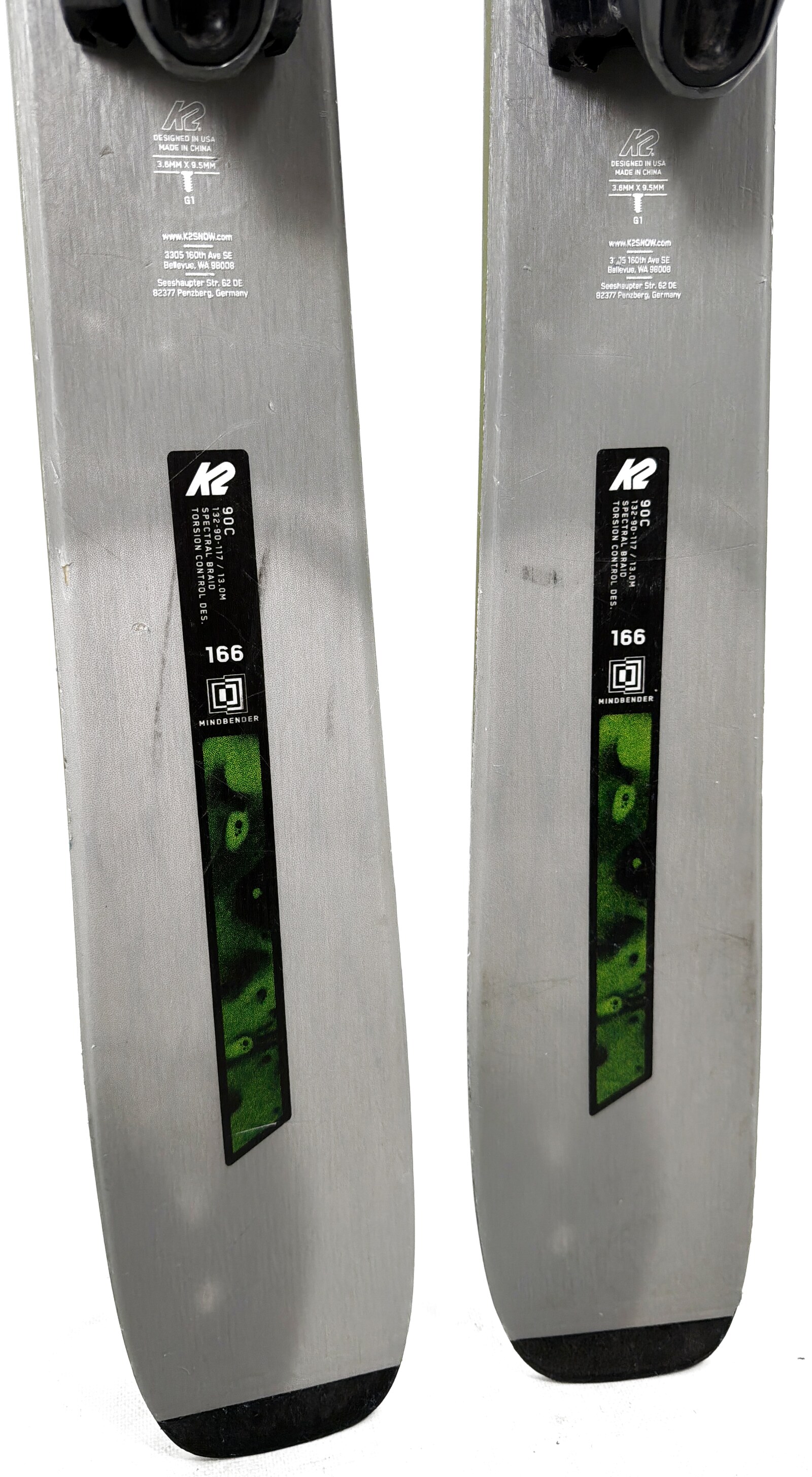 2026 K2 Mindbender 90C Skis Tail