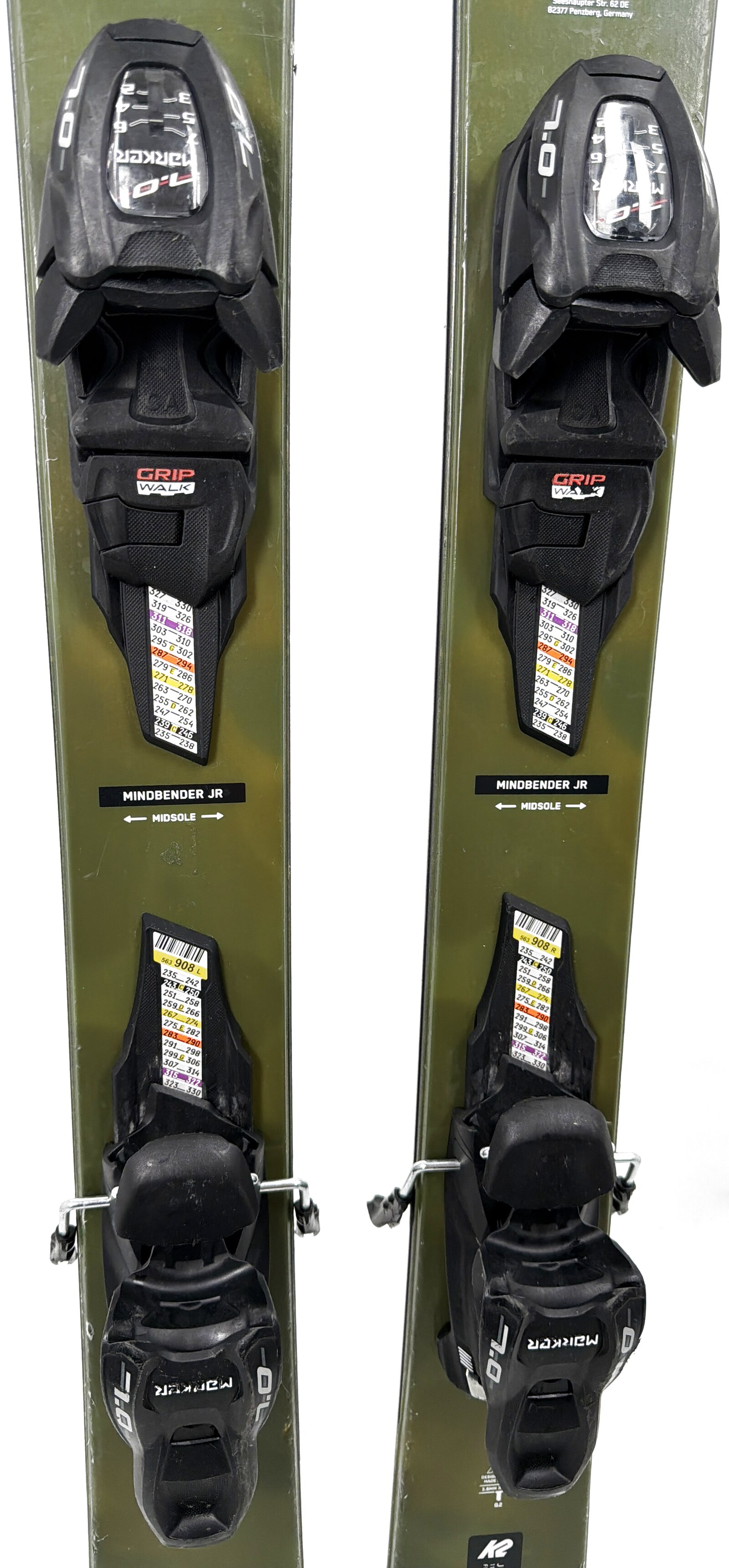 2026 K2 Mindbender JR Skis Mid