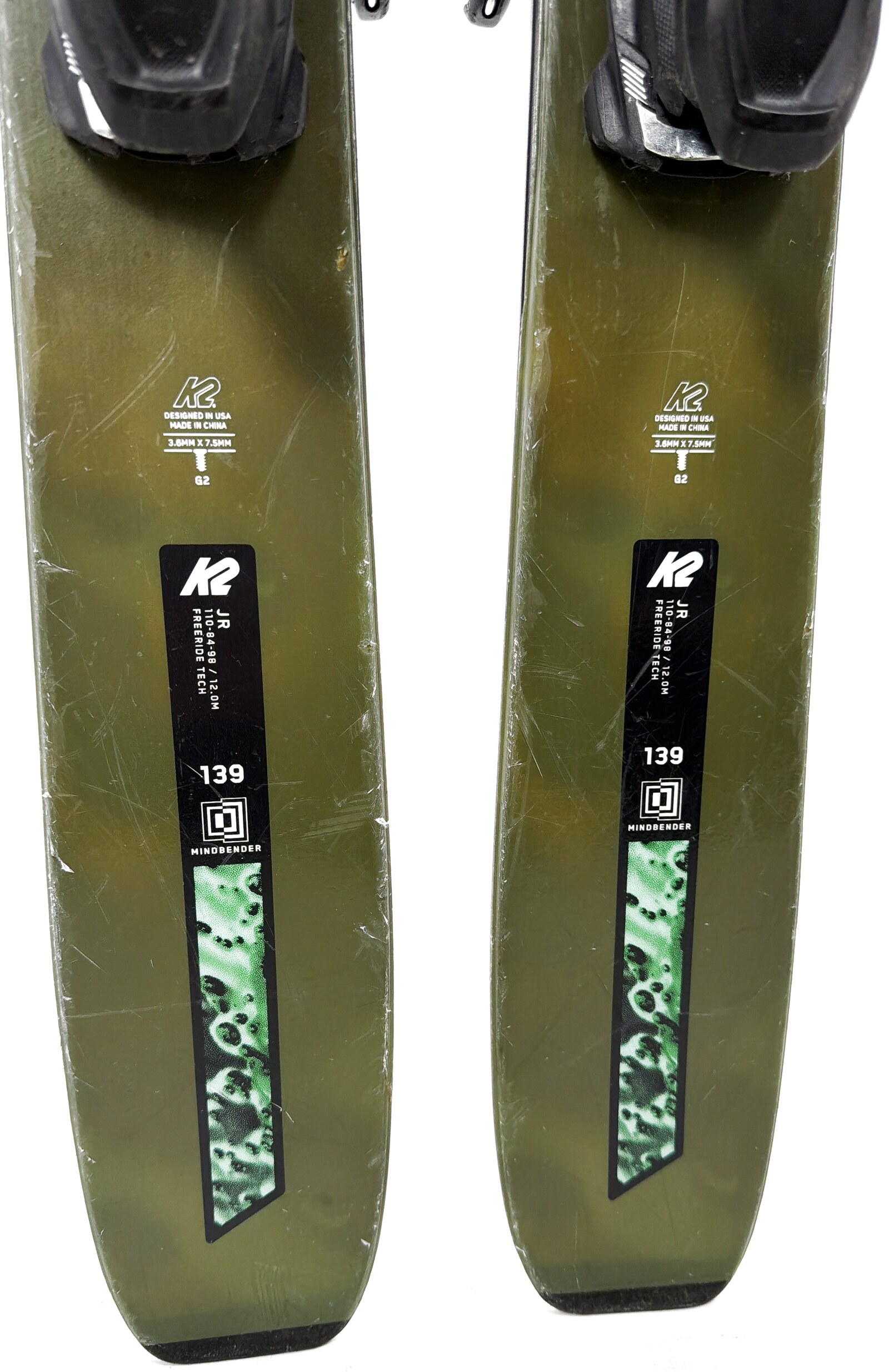 2026 K2 Mindbender JR Skis Tail