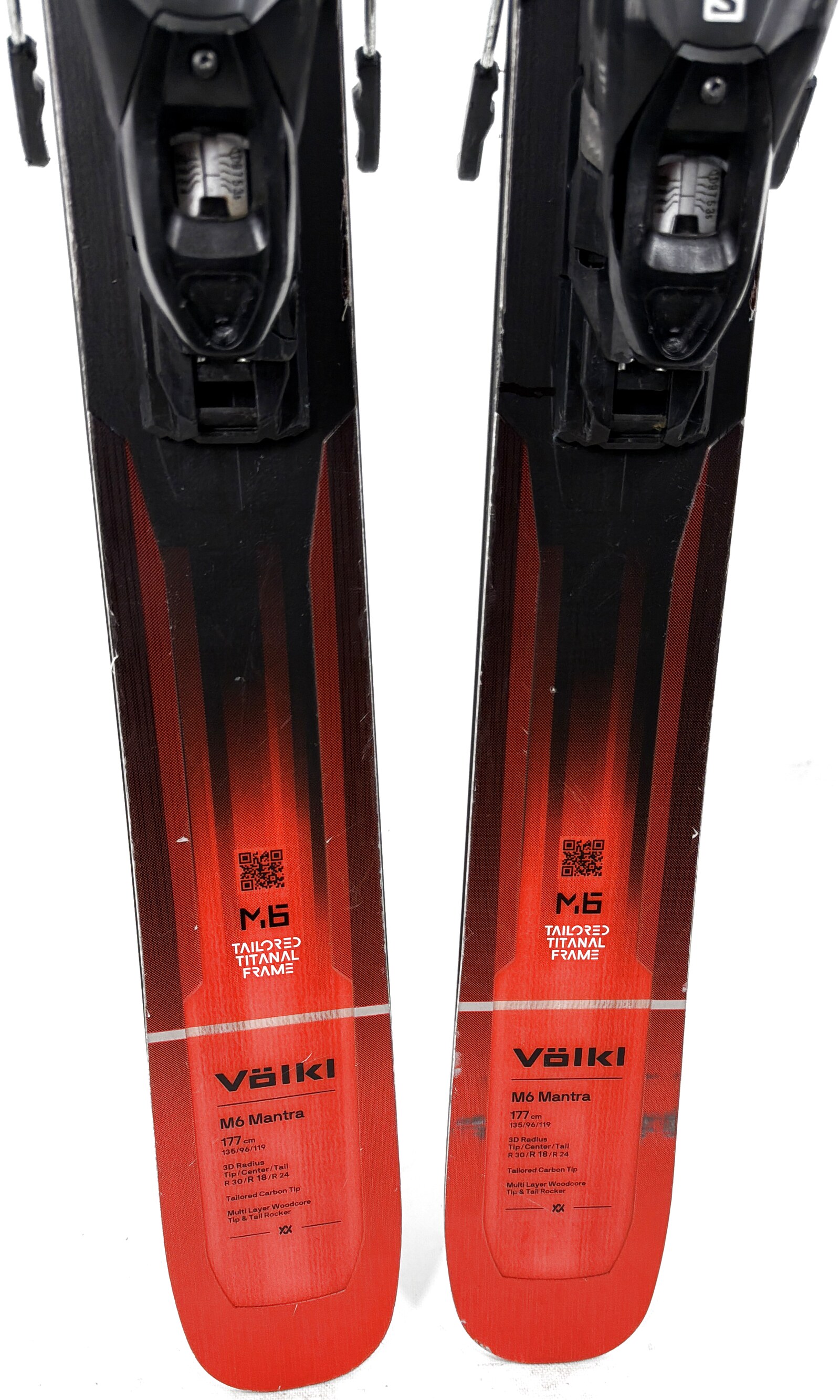 2022 Volkl Mantra M6 177cm Used Demo Skis w Bindings - Powder7