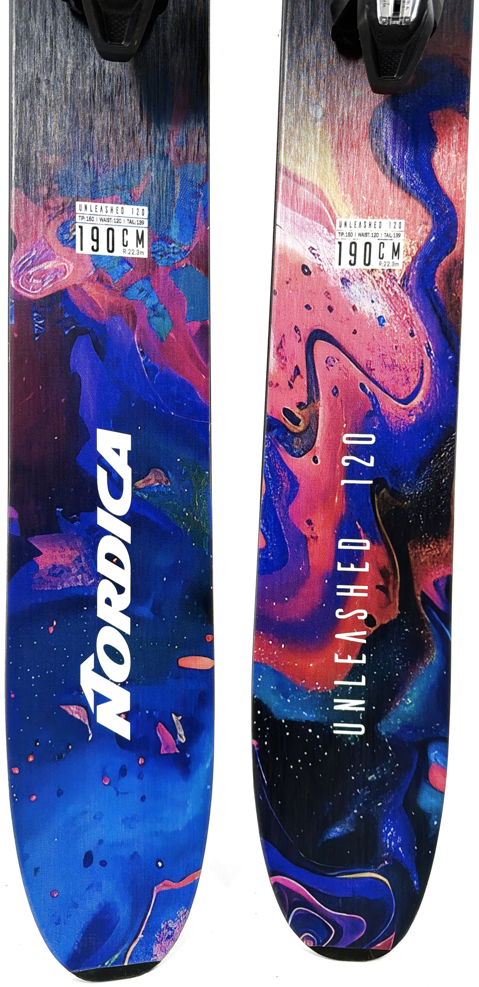 2026 Nordica Unleashed 120 Skis Tail