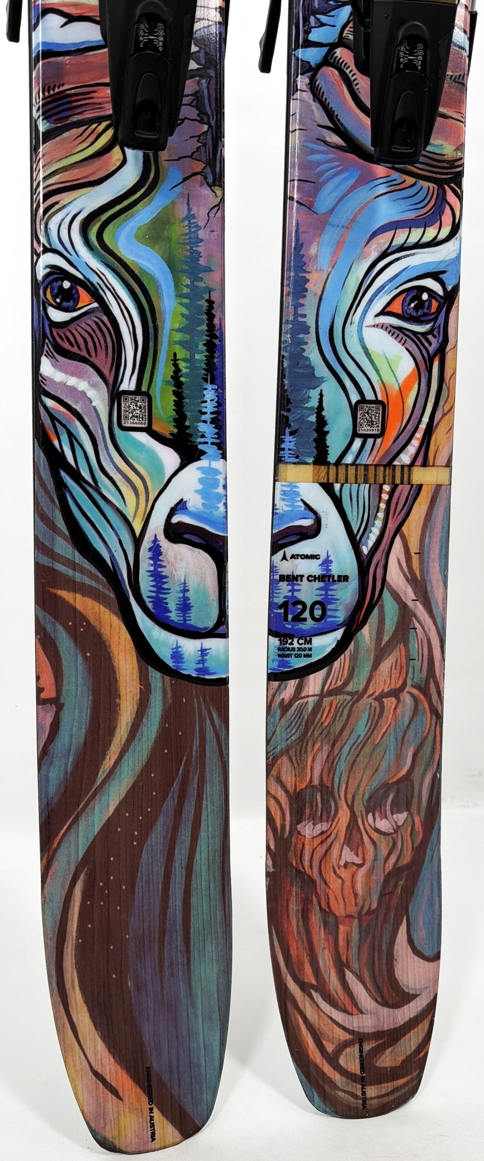2022 Atomic Bent Chetler 120 Skis Tail