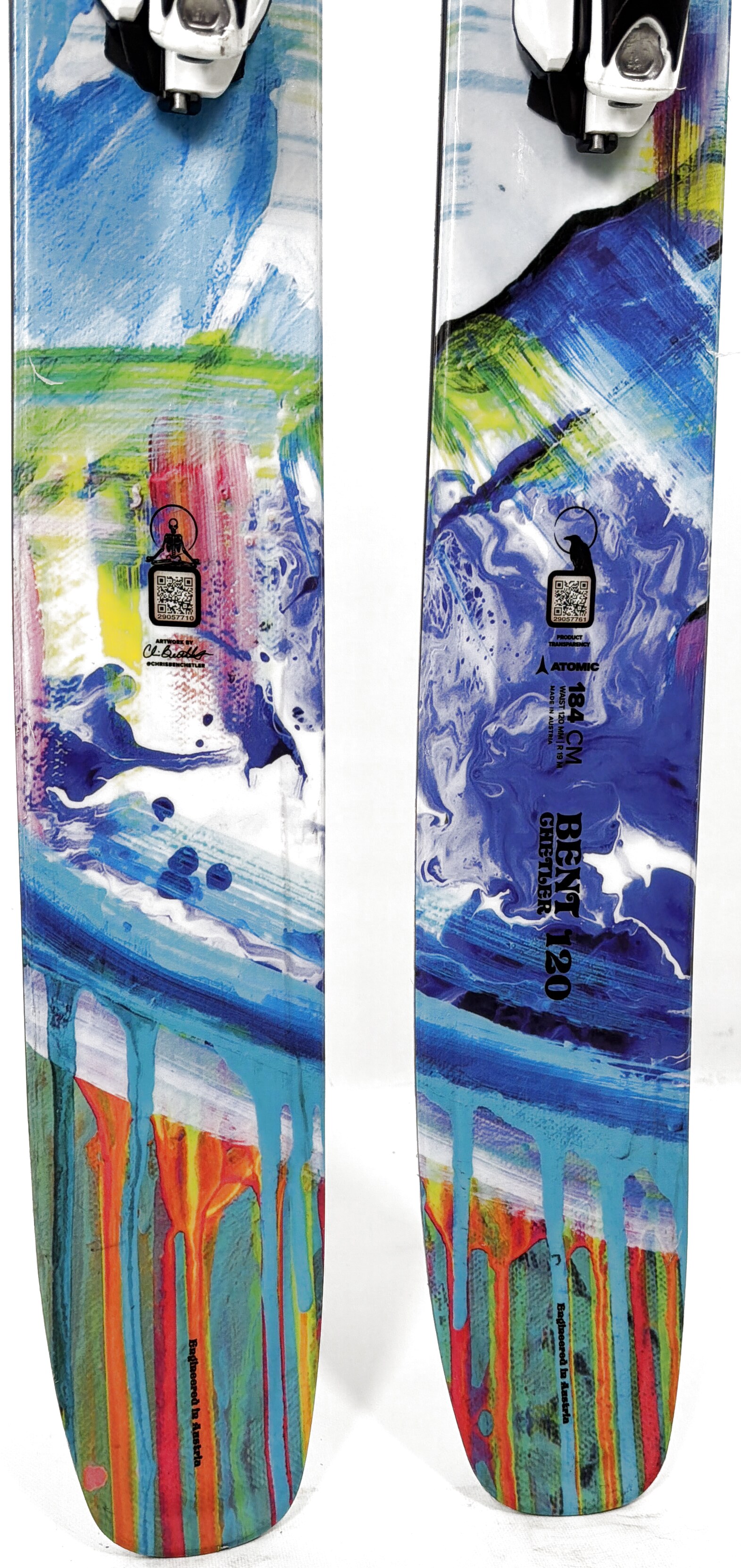 2025 Atomic Bent Chetler 120 Skis Tail
