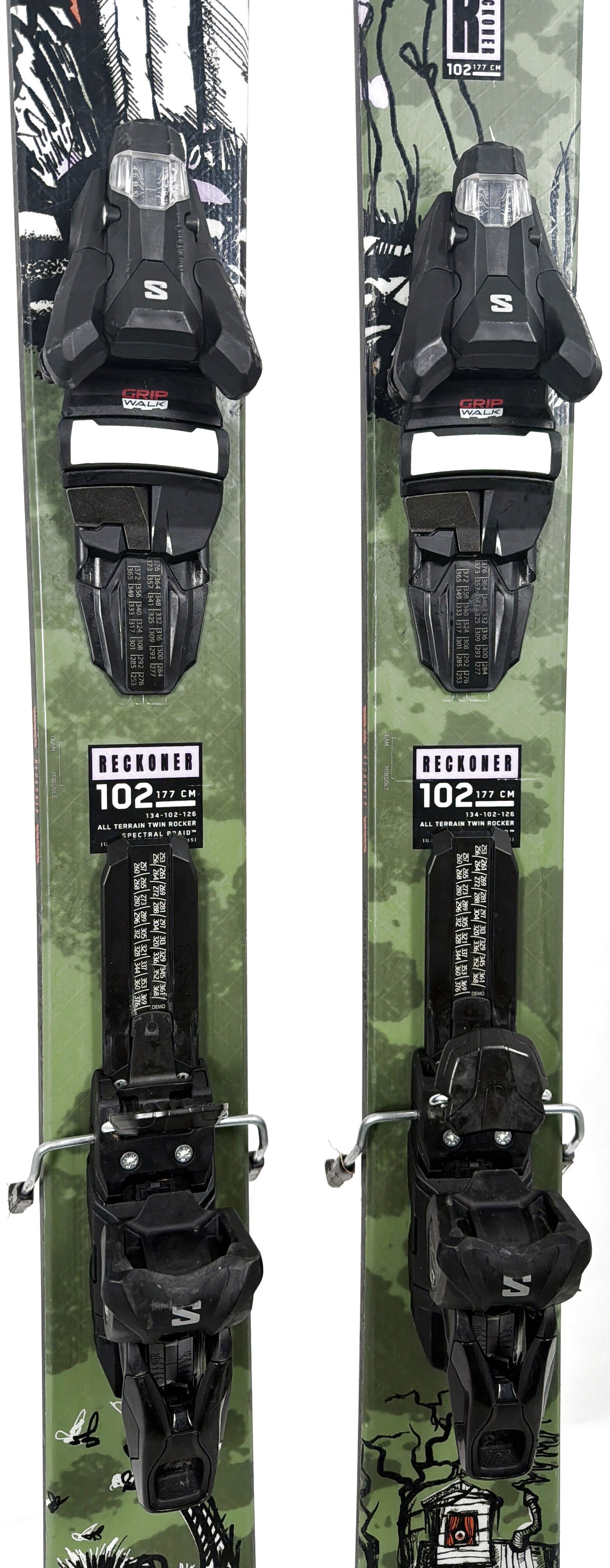 2023 K2 Reckoner 102 Skis Mid