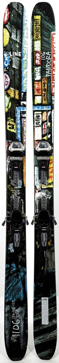 2027 Line Pandora 106 Skis Topsheets