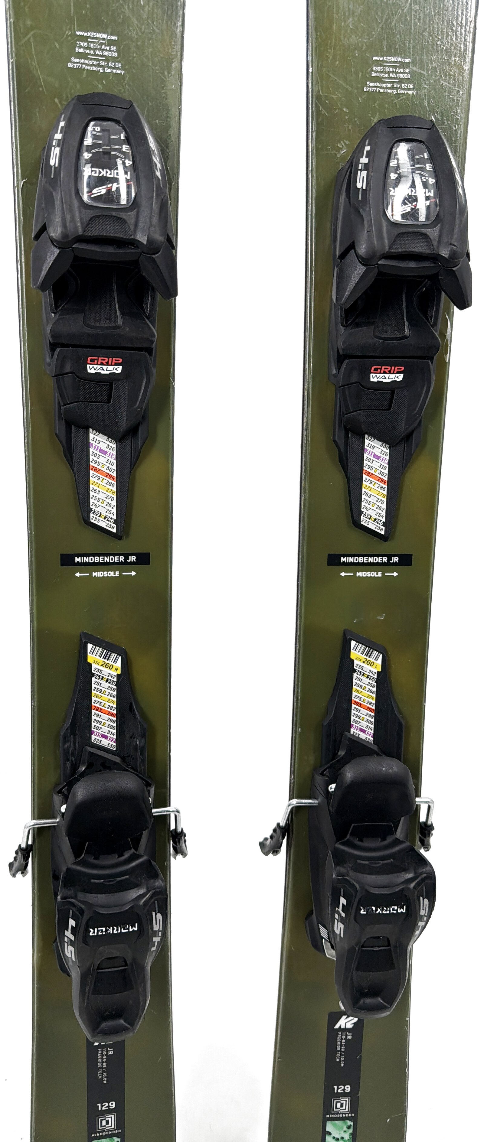 2026 K2 Mindbender JR Skis Mid