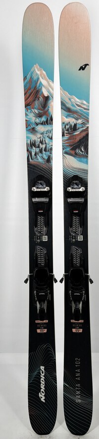 2027 Nordica Santa Ana 102 Skis Topsheets