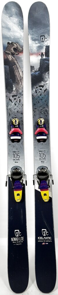2022 Icelantic Nomad 105 Lite Skis Topsheets