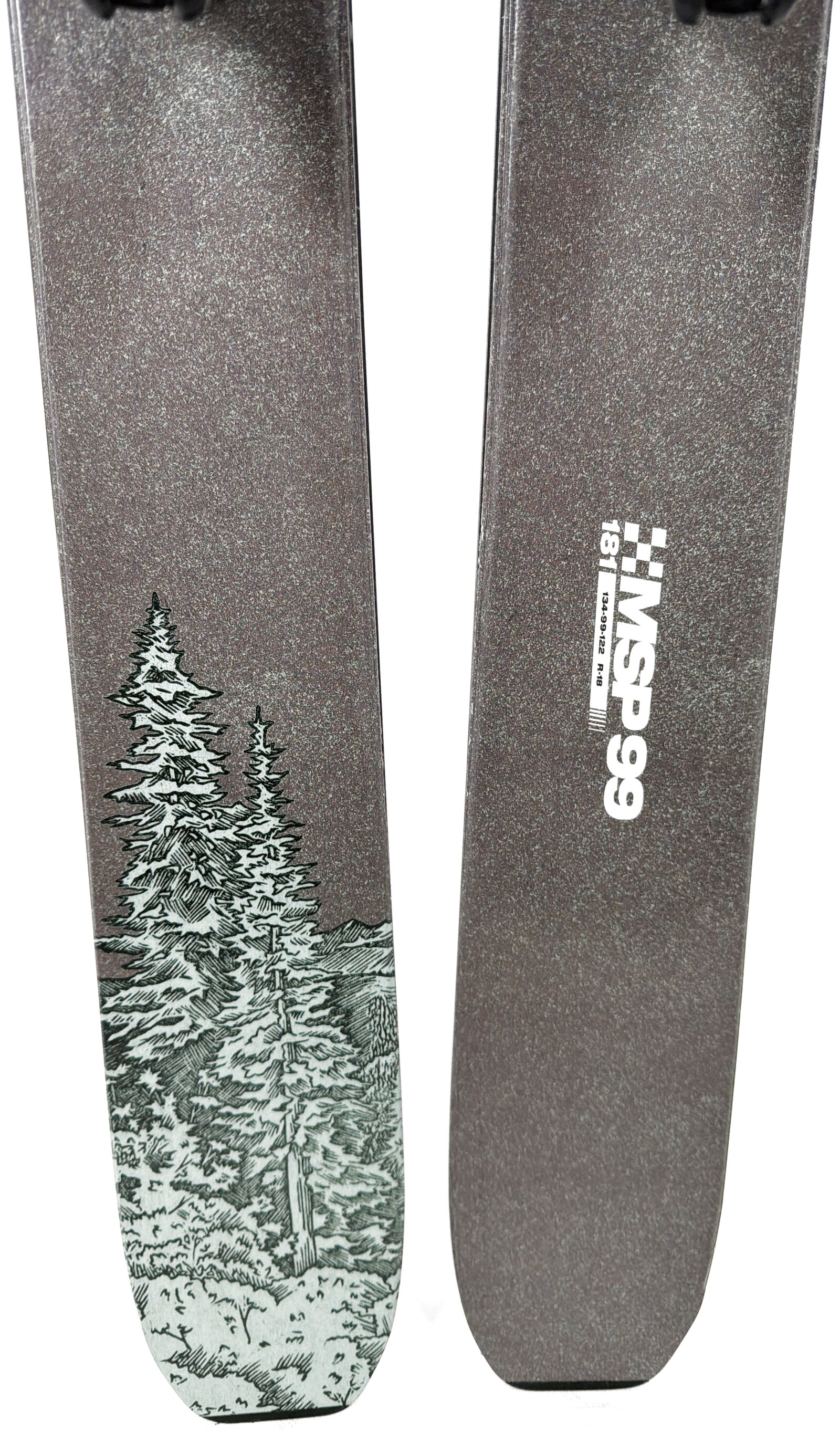 2025 4FRNT MSP 99 Skis Tail